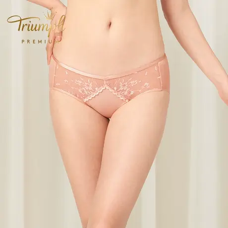 Triumph/黛安芬Premium欣悦系列新品内裤女中腰平角内裤87R2453商品大图